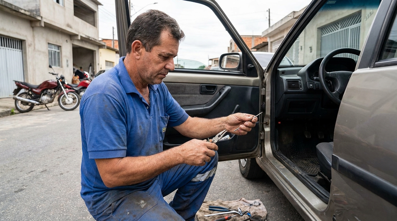 Serviço de Extração de Chave Quebrada no Cajuru, Curitiba‑PR