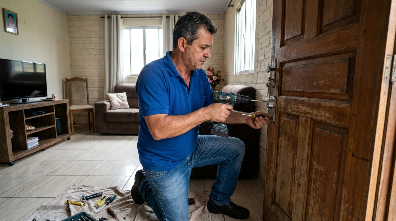 Serviço de Instalação de Fechadura Residencial na Augusta, Curitiba‑PR